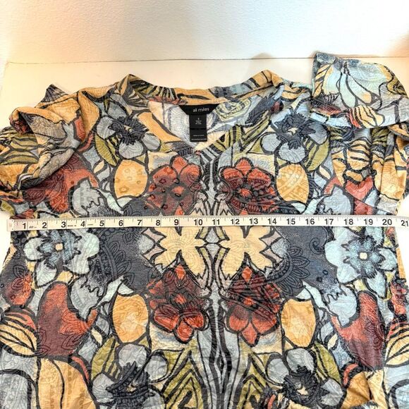 Ali Miles Floral Patterned Blouse Size Small - Picture 8 of 8